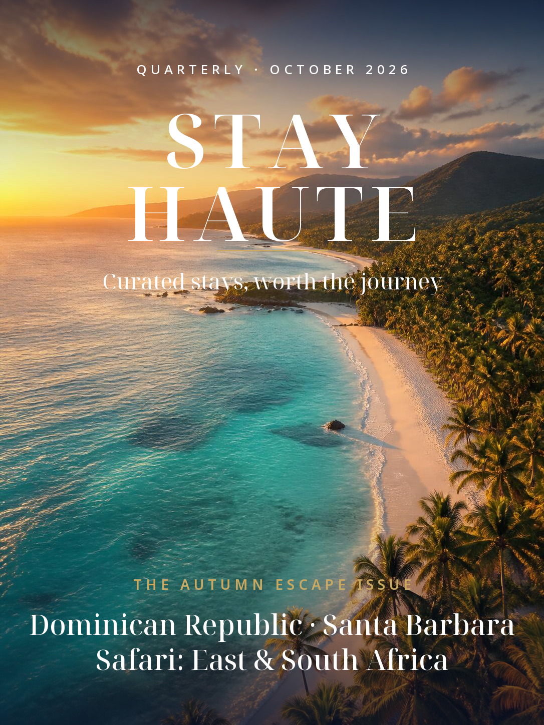 The Autumn Escape Issue cover
